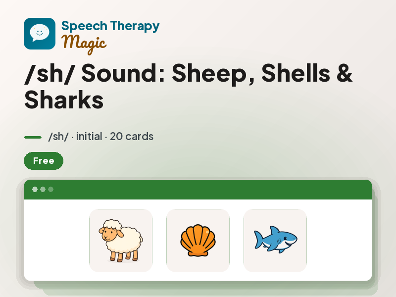 /sh/ Sound: Sheep, Shells & Sharks deck cover