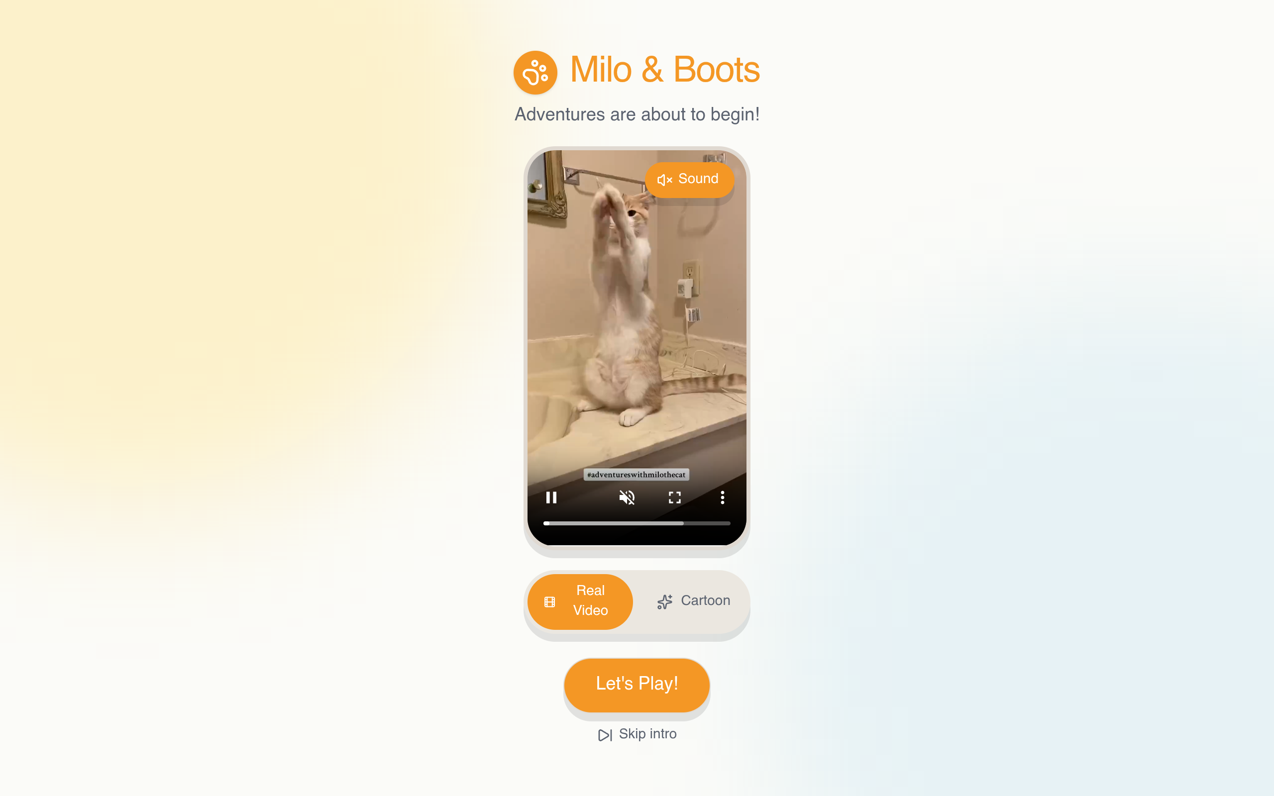 Adventures With Milo and Boots speech therapy game