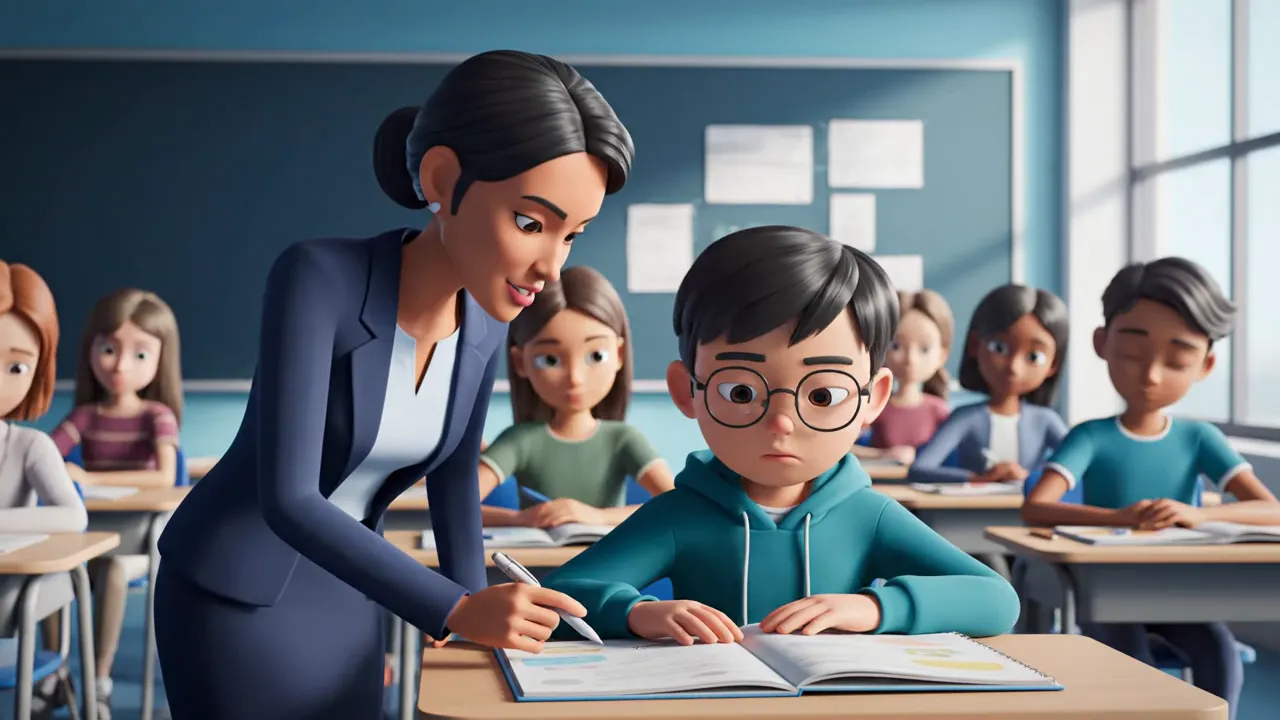 Social Spark scenario: corrected in front of everyone